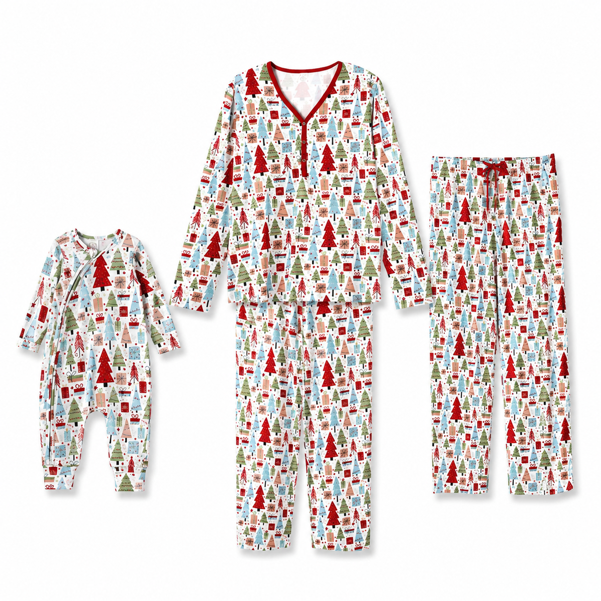 Merry Christmas Family Matching Bamboo Pajamas