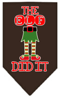 "The Elf Did It" Christmas Dog Bandana