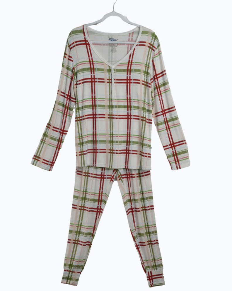 Women's Plaid Christmas Pajamas - Family Matching Set